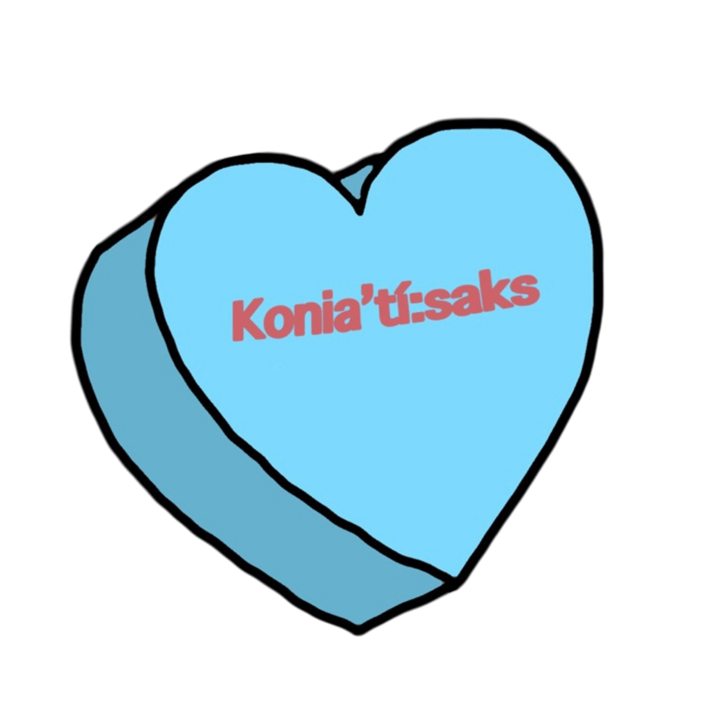 "Konia'tí:saks" Sticker
