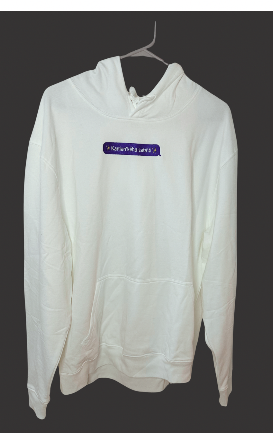 "Kanien'kéha Satá:ti" Text Message Sweater