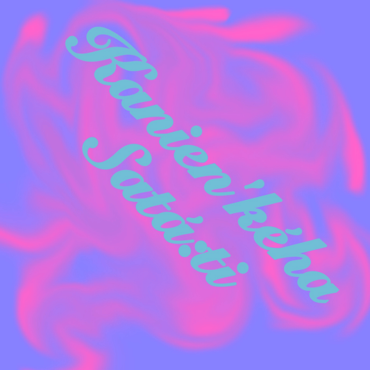 "Kanien'kéha Satá:ti" Pink and Purple Sticker